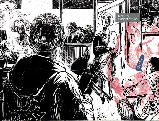 Ellen Louise Weise &mdash; 18. Lange Nacht der Bilder Berlin-Lichtenberg, Open Studio, Graphic Novel Herzlos